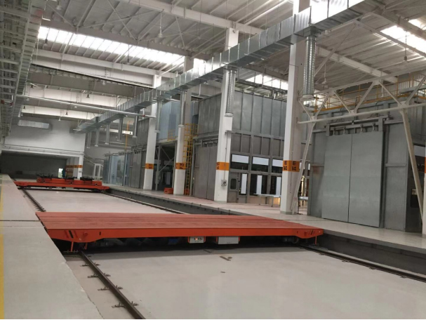 Automobile coating production line