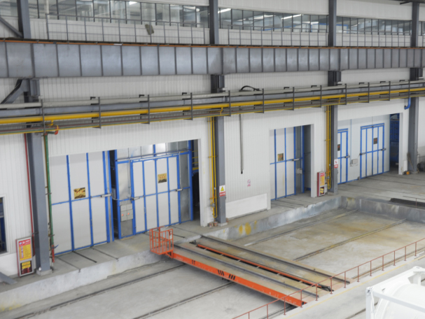 Low temperature container coating production line
