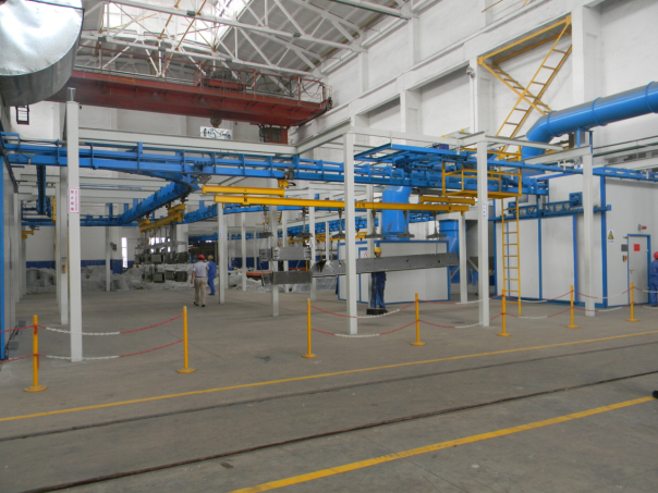 Transformer box painting production line