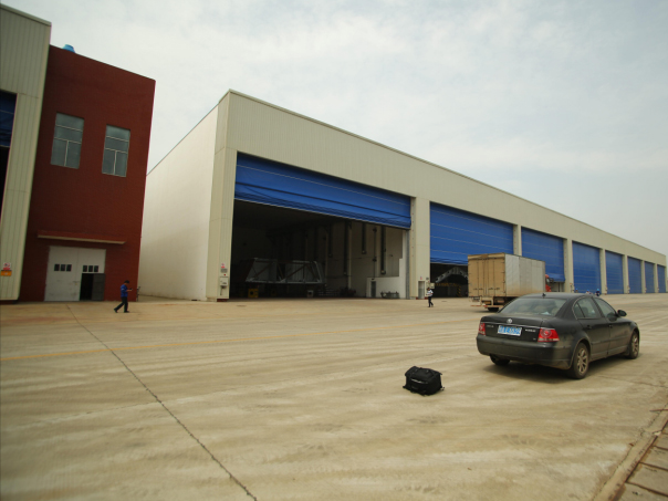 Ship section painting production line